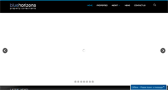 Desktop Screenshot of bluehorizonsproperty.com